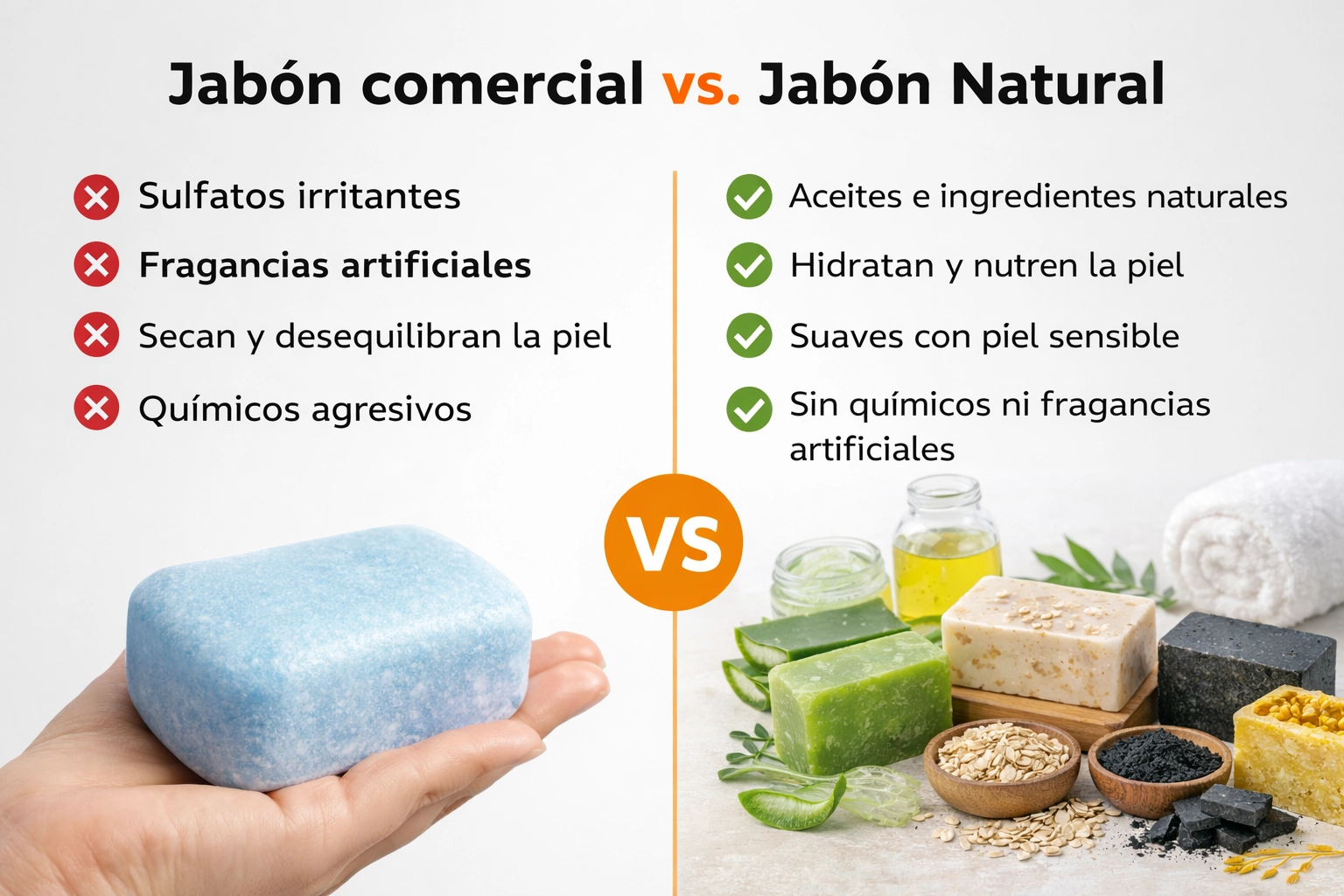 Mitos y verdades sobre el jabón y tu piel